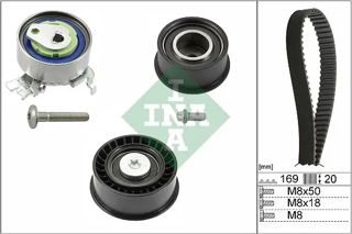 İNA Triger Seti 169 Diş 3 Bilya+1 Kayiş Astraf 1.6 16v Vectrab Corsab 1606274 530007810