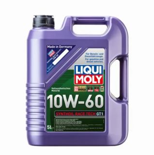 LIQUIMOLY Motor Yaği 10w60 5lt Race Tech Gt1 5 Litre Synthoigt110605lt Synthoigt110605lt