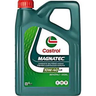 MAGNATEC Castrol Magnatec 10w40 4 Lt Motor Yaği Benzinli Diesel Yeni Tarih 4 Litre Benzinli Diesel 10w40/4lt 1040c4